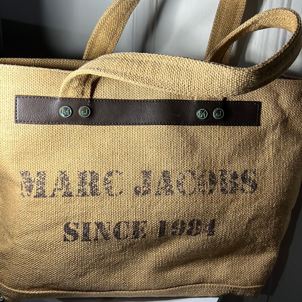 Marc Jacobs Burlap Beach Bag